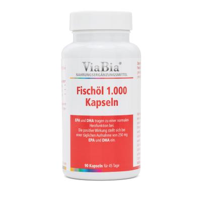ViaBia Fischöl 1000 90 Kapseln