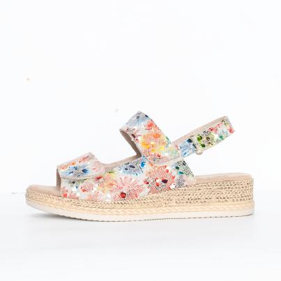 Chiara Gradi Damensandalen bunt gemustert