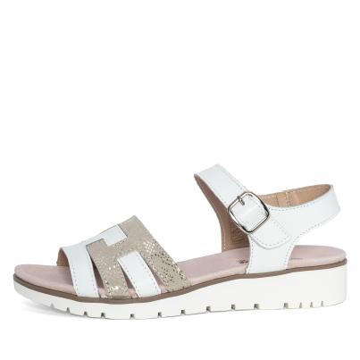 Chiara Gradi Damensandalen weiß