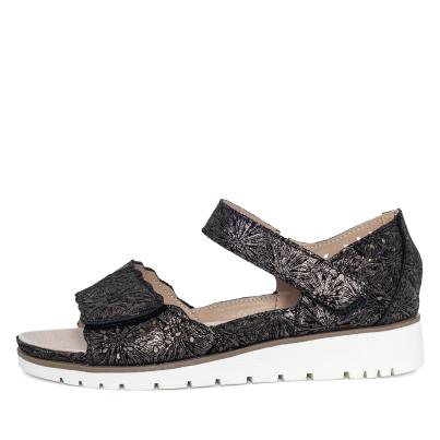 Chiara Gradi Damensandalen schwarz