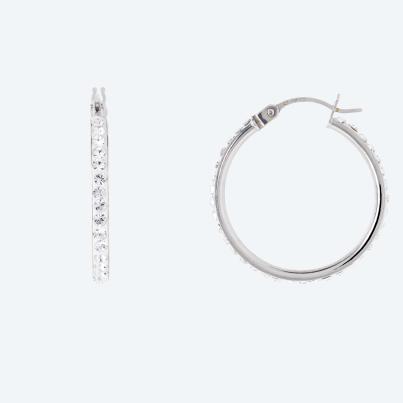 Creolen 585 Gelbgold rhodiniert