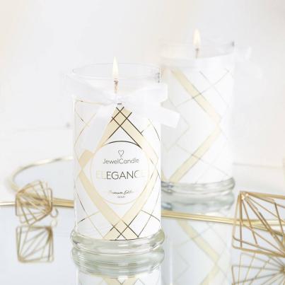 JuwelKerze mit Ohrringen