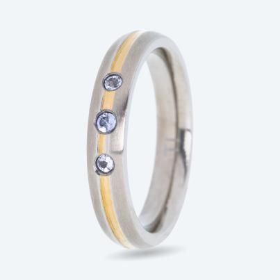 Titan Ring bicolor Tansanit