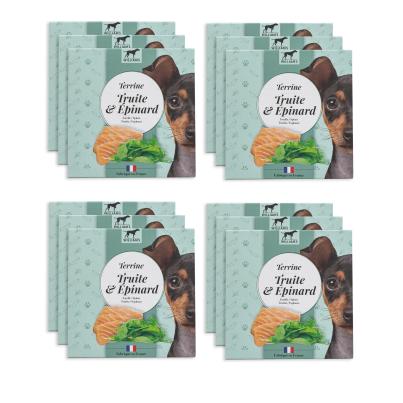 Hunde Terrine Forelle + Spinat