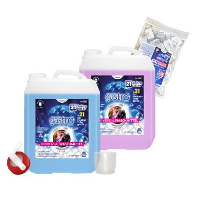 gastro 2x3L Waschmittel + 21 Oxi Tabs Geburtstag