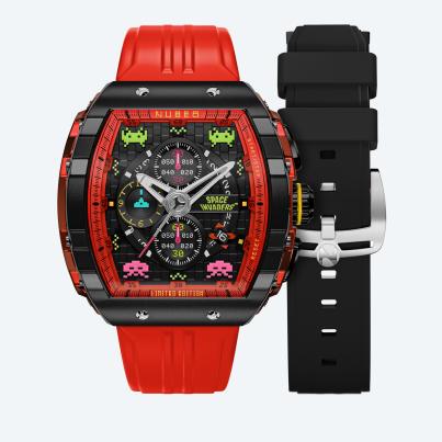 NUBEO Herrenuhr "Magellan Space Invaders" Chrono