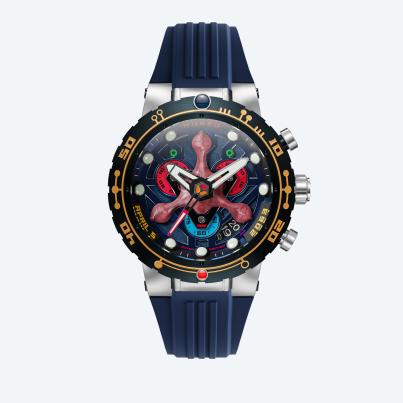 NUBEO Herrenuhr "Opportunity Chronograph Star Trek