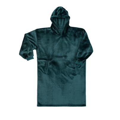 TV-Decke mit Kapuze und Ärmeln