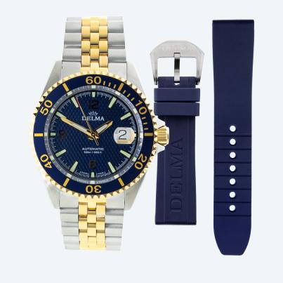 DELMA Set: Herrenuhr "Santiago Prestige" Automatik