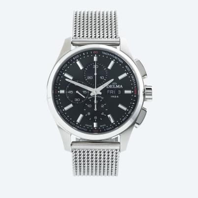 DELMA Herrenuhr "Klondike Sport" Automatik, grün