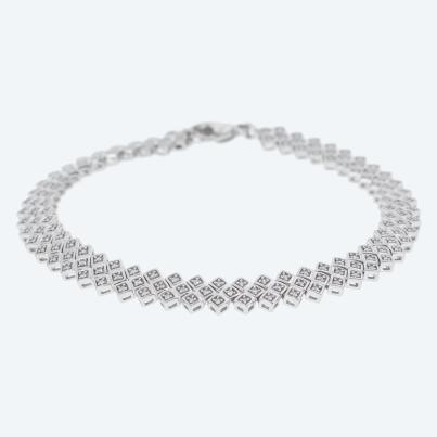Armband 925 Sterling Silber Kanada Brillanten