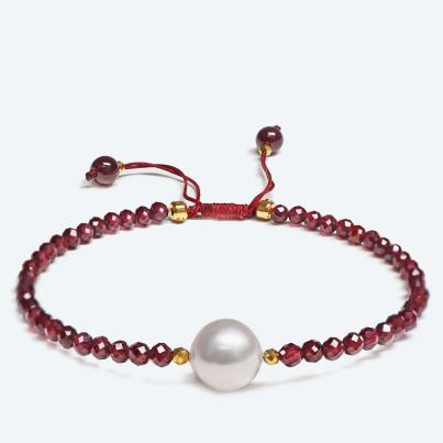 Armband Granat, SWZPerle