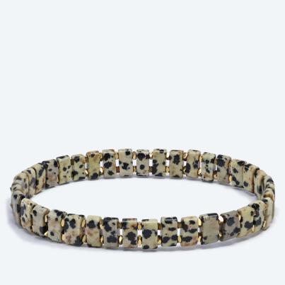 Armband Dalmatiner Jaspis, Hämatit