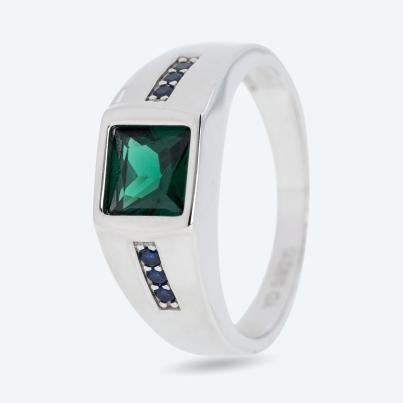 Ring 925 rhodiniert Zirkonia