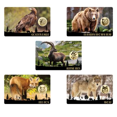 5er Set Coincards "Big Five of Europe"