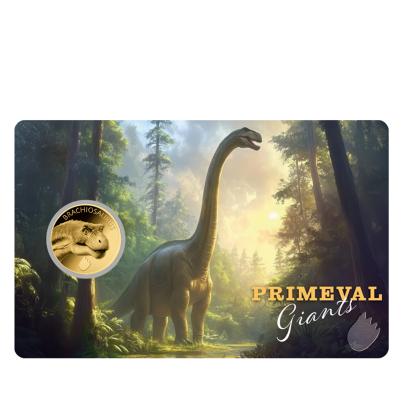 Coincard "Primeval Giants - Brachiosaurus"