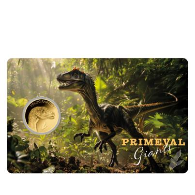 Coincard "Primeval Giants - Velociraptor"