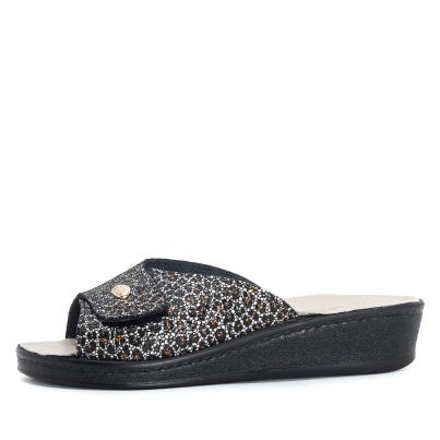 SANITAL LIGHT Damenpantolette schwarz