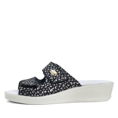 SANITAL LIGHT Damenpantolette schwarz