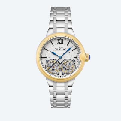 EARNSHAW Automatikuhr "Barallier Dual Open Heart"