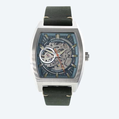 EARNSHAW Automatikuhr "Wellington" grün