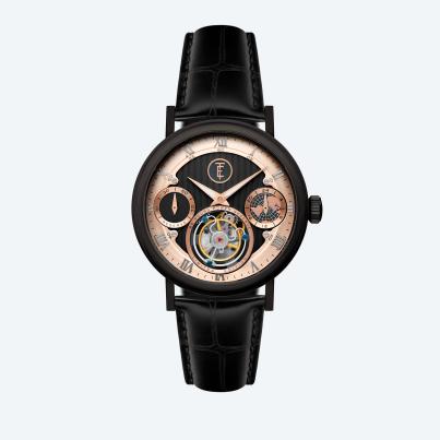 EARNSHAW Tourbillon "Celestial Halley" schwarz