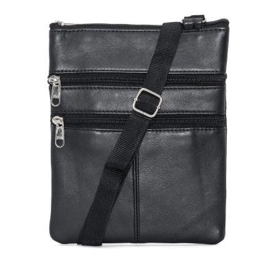 Steinmeister Lederumhängetasche schwarz