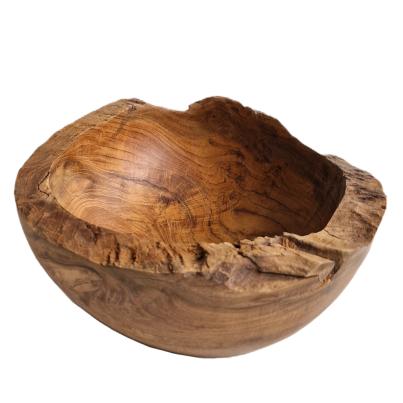 Teakschale Natura groß