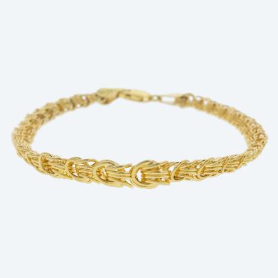 Rosenarmband 925 Sterling Silber vergoldet