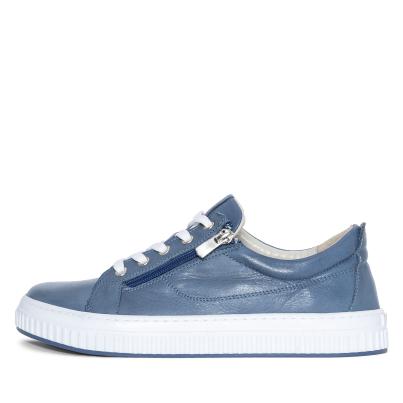 Andrea Conti Damen Ledersneaker infinity blau