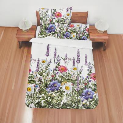 Bettwäsche in 3D-Optik 3tlg.