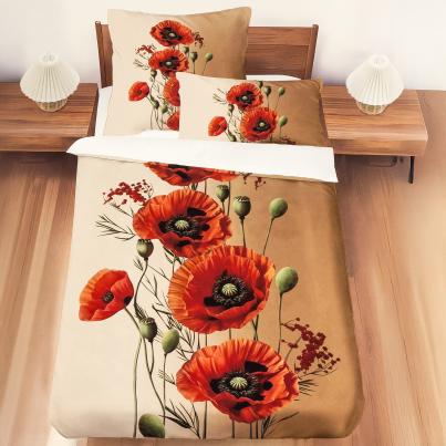 Bettwäsche in 3D-Optik 3tlg.