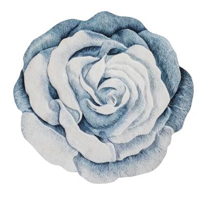 3D-Teppich in Blütenform 100cm