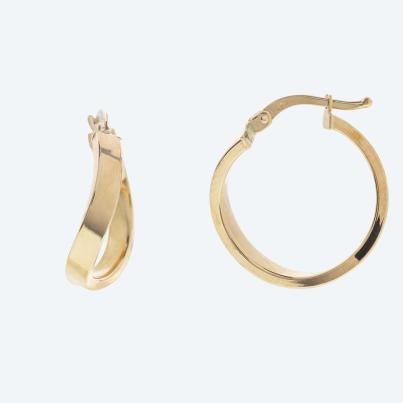 Creolen 585 Gelbgold