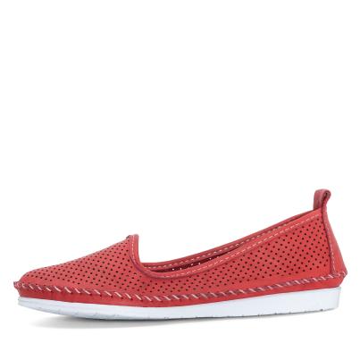 Andrea Conti Damen Lederslipper chilli