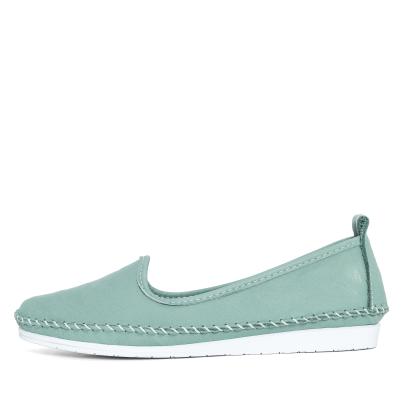 Andrea Conti Damen Lederslipper peppermint