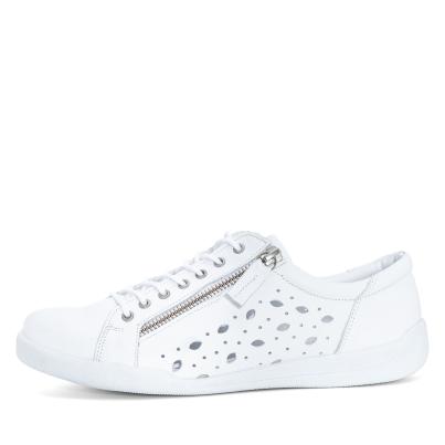 Andrea Conti Damen Lederschnürer weiß