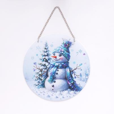 Hänge-Bild "Schneemann"