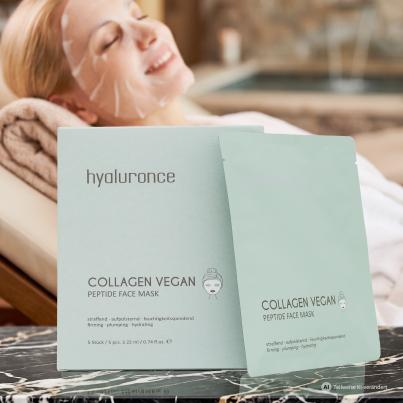 hyaluronce Tuchmasken Collagen Set 5 Stück
