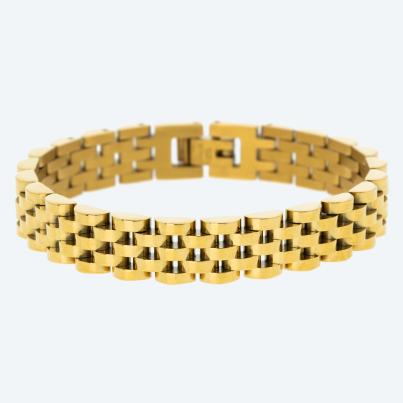 Armband Edelstahl vergoldet