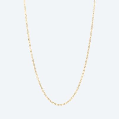 Rebhuhnaugenkette 585 Gelbgold, ca. 45 cm