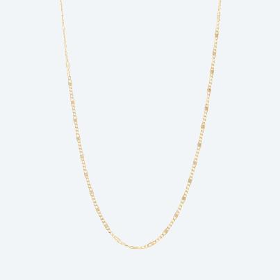 Valentinokette 585 Gelbgold, ca. 50 cm