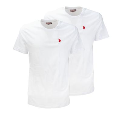 U.S. POLO ASSN. 2er Pack T-Shirt weiß/weiß
