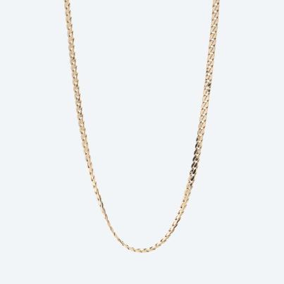 Panzerkette 585 Gelbgold, ca. 51 cm