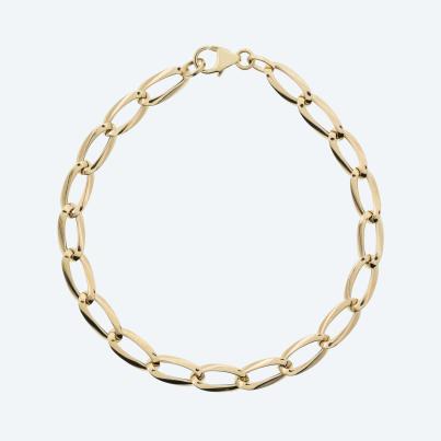 Armband 585 Gelbgold, ca. 20 cm