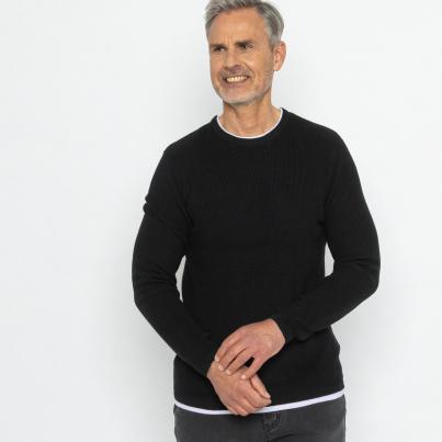 Herren-Pullover schwarz