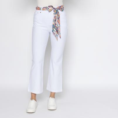 Zauberhose 'Miracle Shape' Bootcut weiß