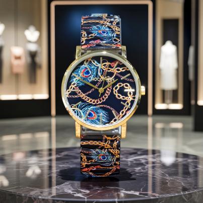 ChocoMoon Damenuhr "Golden Elegance" Quarz