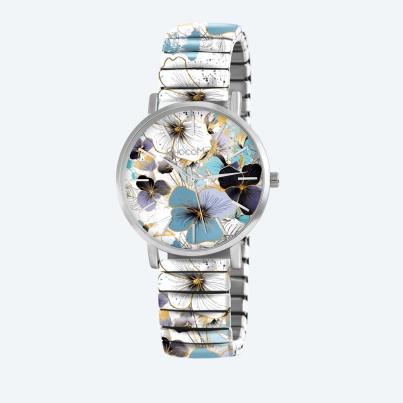 ChocoMoon Damenuhr "Blue Blossom" Quarz