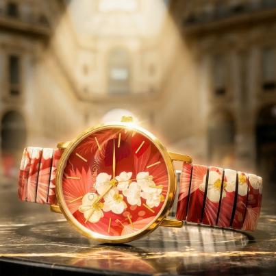 ChocoMoon Damenuhr "Sunset Orchid" Quarz